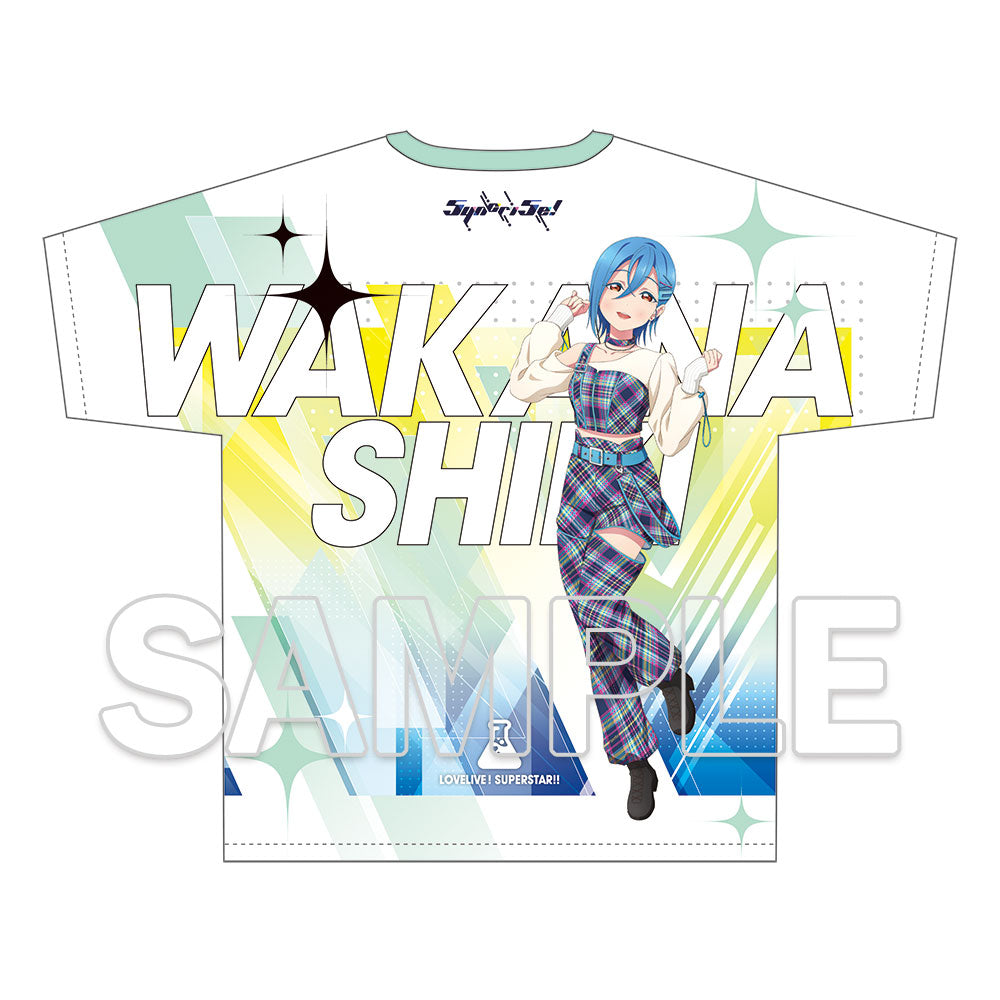 (Goods - Shirt) Love Live! Superstar!! Full Graphic T-shirt Music-Talk-Teamwork! Prime Adventure!! Ver. Shiki Wakana