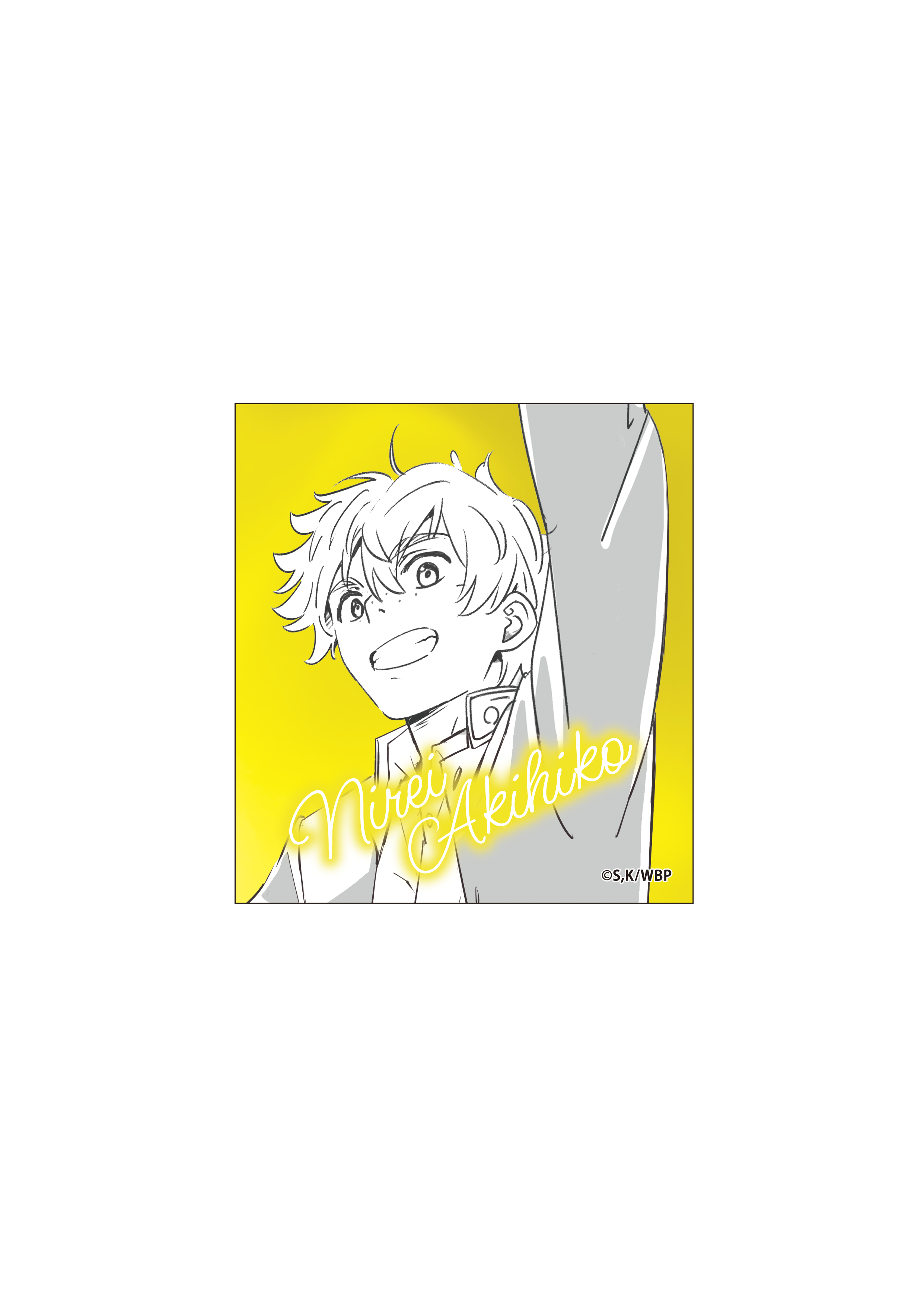 (Goods - Sticker) WIND BREAKER Dubbing Script Art Sticker (Akihiko Nirei)