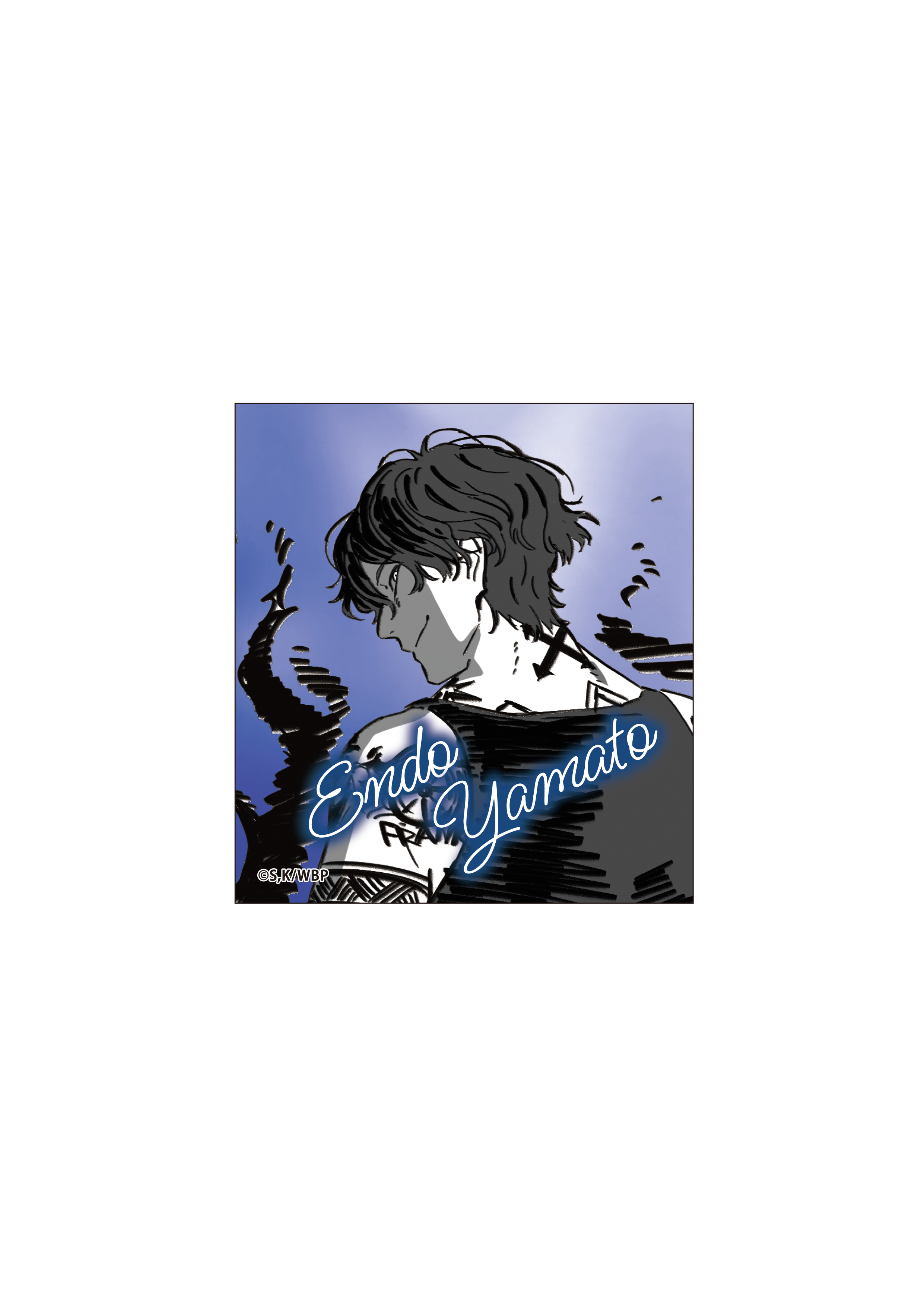 (Goods - Sticker) WIND BREAKER Dubbing Script Art Sticker (Yamato Endo)