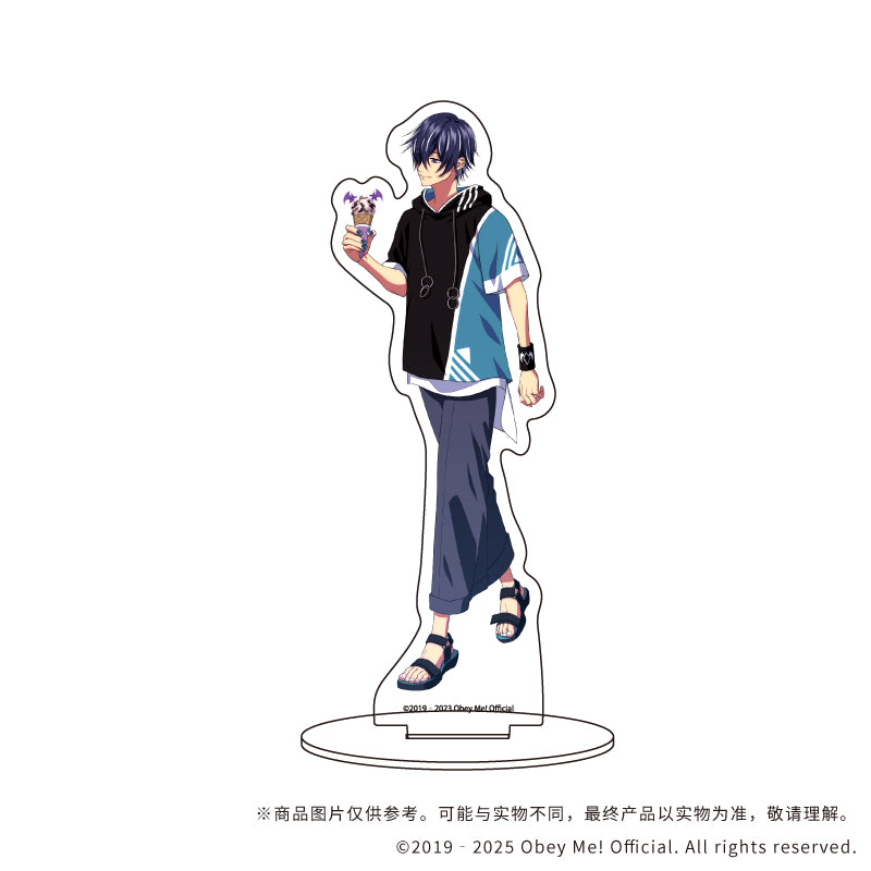 (Goods - Stand Pop) Character Acrylic Figure Obey Me! 56 / Belphegor Summer Outfit ver. (Exclusive Art)