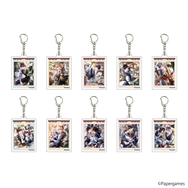 (1BOX=10)(Goods - Stand Pop) Mr. Love: Queen's Choice Acrylic Key Chain "Love & Producer ~ EVOL x LOVE ~" 05 (Official Art)