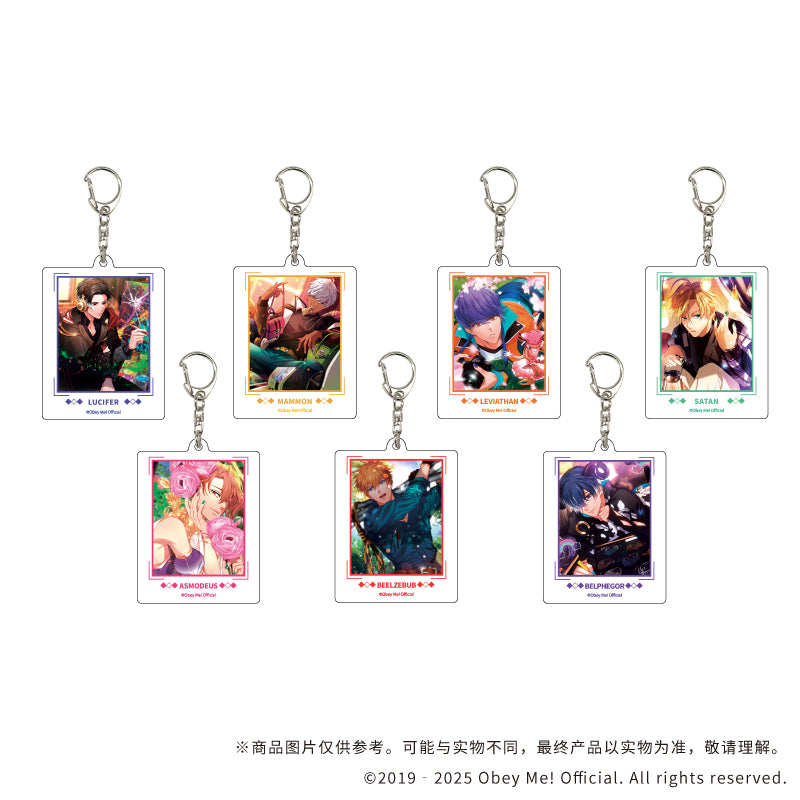 (1BOX=7)(Goods - Key Chain) Acrylic Key Chain Obey Me! 08 (7 Types Total)(Official Art)