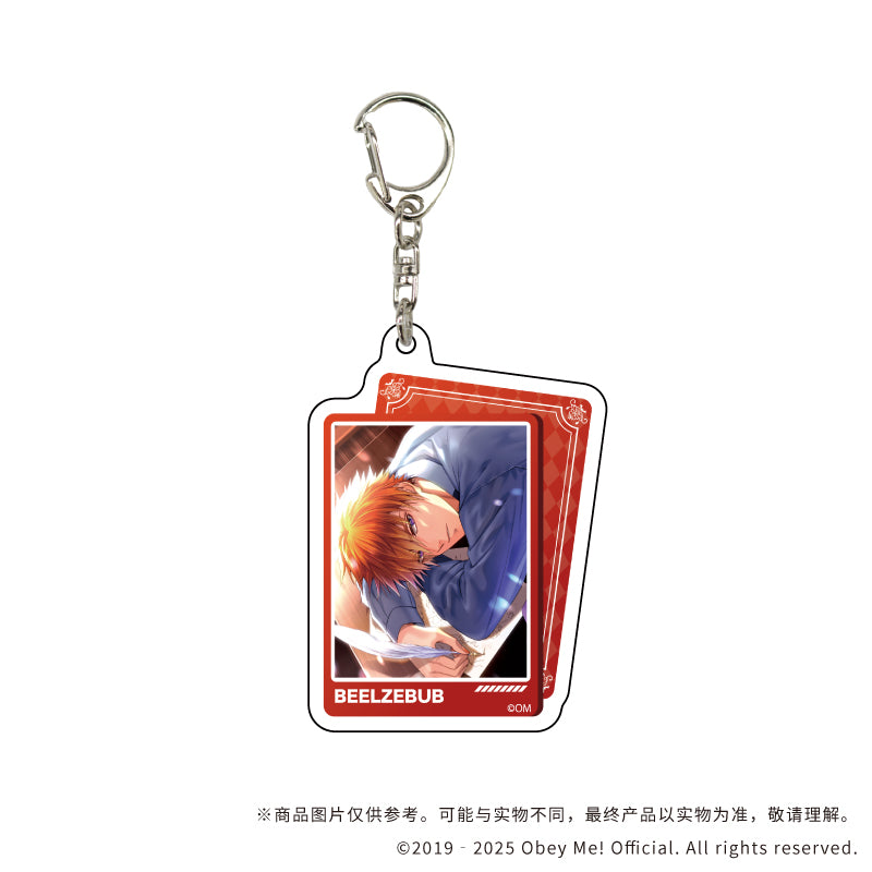 (1BOX=7)(Goods - Keychain) Obey Me! Nightbringer Acrylic Keychain 12 (Official Art)
