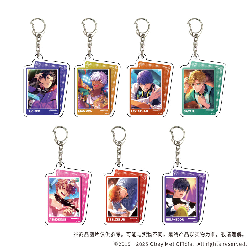 (1BOX=7)(Goods - Keychain) Obey Me! Nightbringer Acrylic Keychain 12 (Official Art)