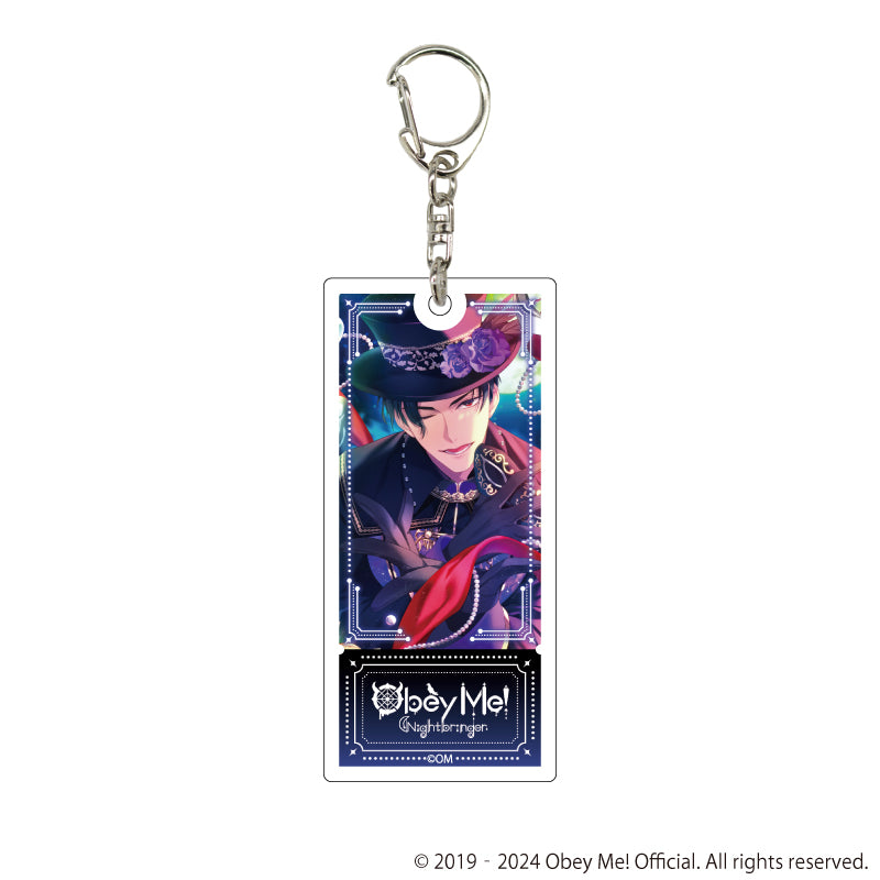 (1BOX=7)(Goods - Key Chain) Obey Me! Nightbringer Acrylic Key Chain 13 (Official Art)