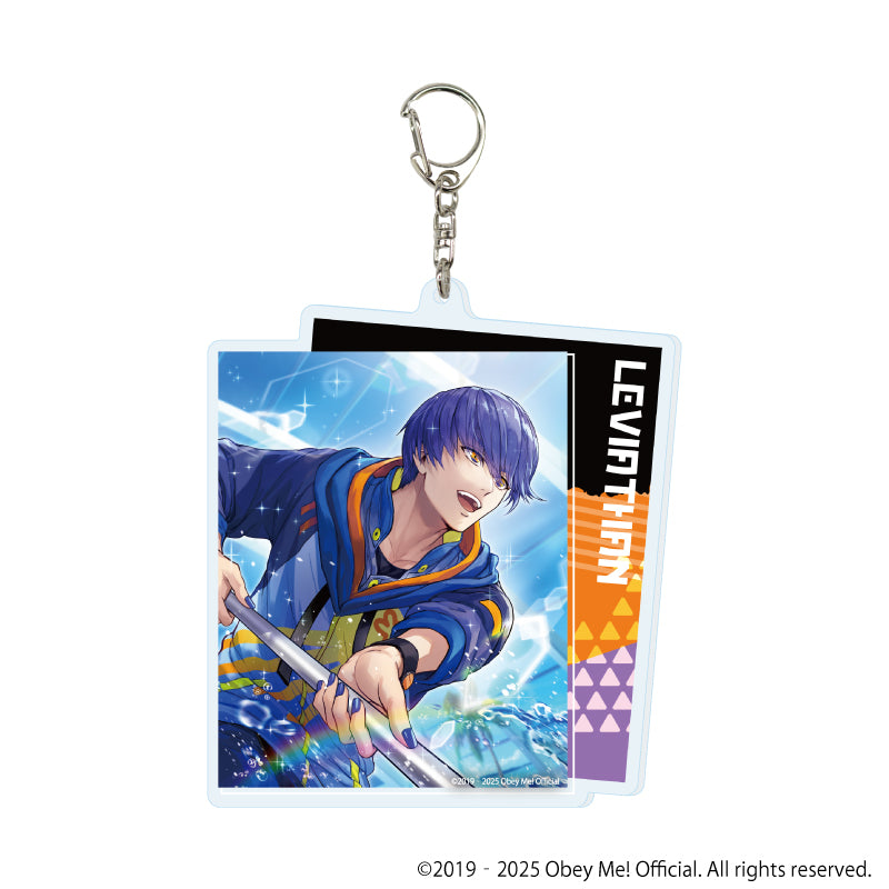 (Goods - Key Chain) Obey Me! Nightbringer Big Acrylic Key Chain 10 - Leviathan (Official Art)