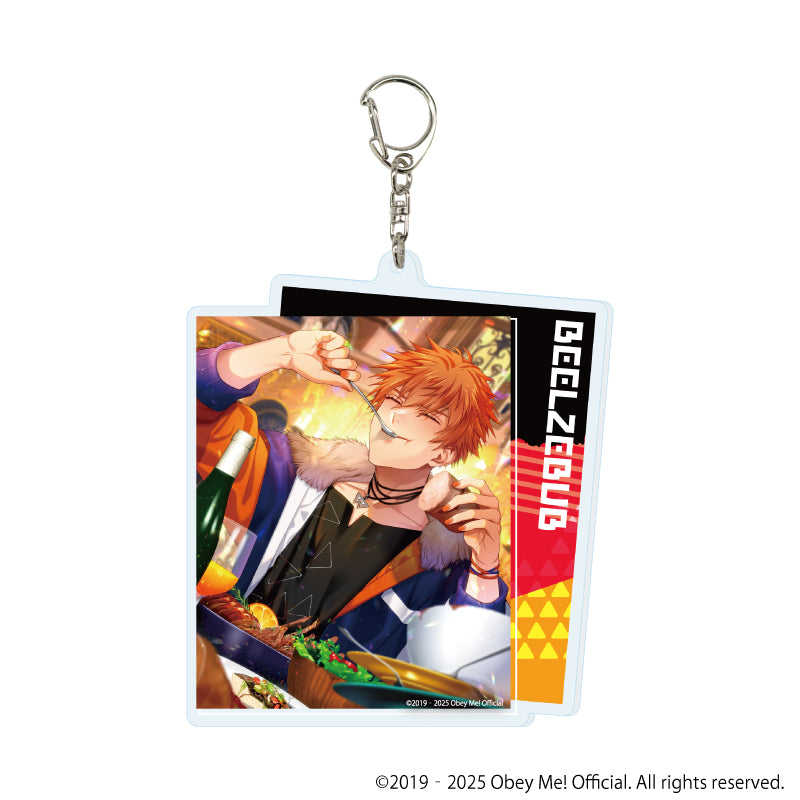 (Goods - Key Chain) Obey Me! Nightbringer Big Acrylic Key Chain 13 - Beelzebub (Official Art)