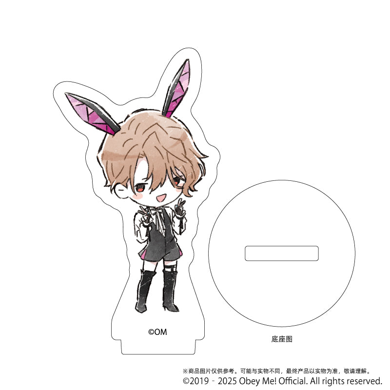 (1BOX=7)(Goods - Acrylic Stand) Obey Me! Acrylic Petit Stand Obey Me! 06 Bunny ver. (GraffArt)