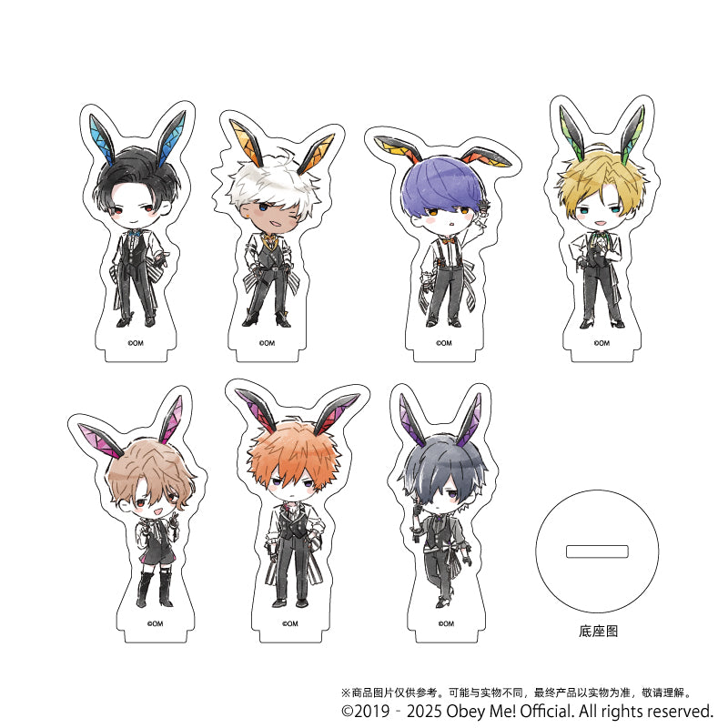 (1BOX=7)(Goods - Acrylic Stand) Obey Me! Acrylic Petit Stand Obey Me! 06 Bunny ver. (GraffArt)