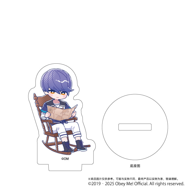 (1BOX=7)(Goods - Stand Pop) Obey Me! Acrylic Petit Stand 09 - Marine Sailor Ver. (Candy Art)