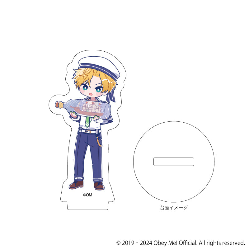 (1BOX=7)(Goods - Stand Pop) Obey Me! Acrylic Petit Stand 09 - Marine Sailor Ver. (Candy Art)