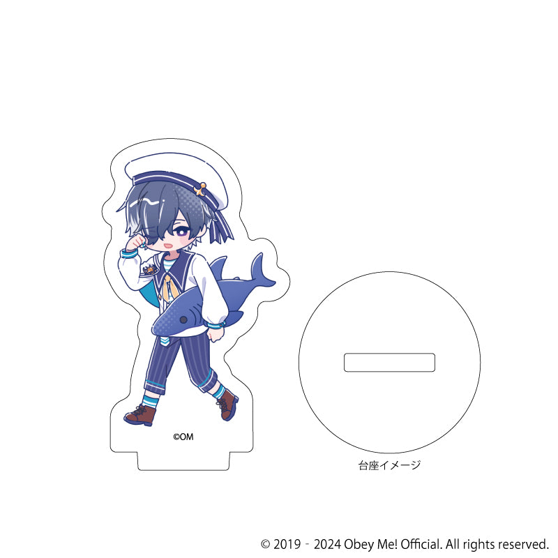 (1BOX=7)(Goods - Stand Pop) Obey Me! Acrylic Petit Stand 09 - Marine Sailor Ver. (Candy Art)