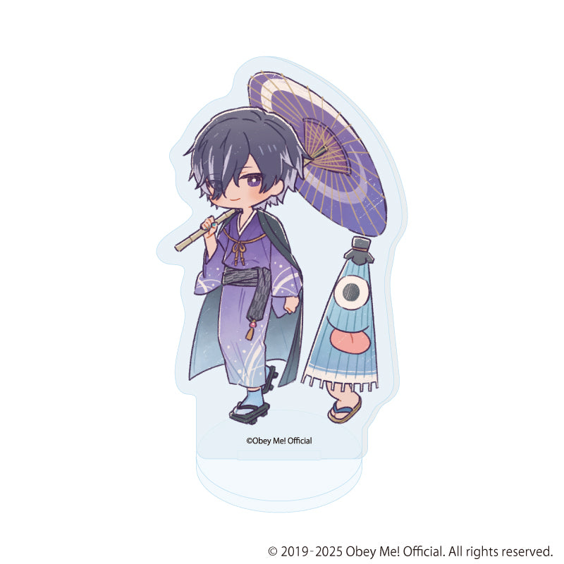 (1BOX=7)(Goods - Acrylic Stand) Obey Me! Nightbringer Acrylic Petit Stand 19 Hyakki Yagyo ver. (Retro Art)