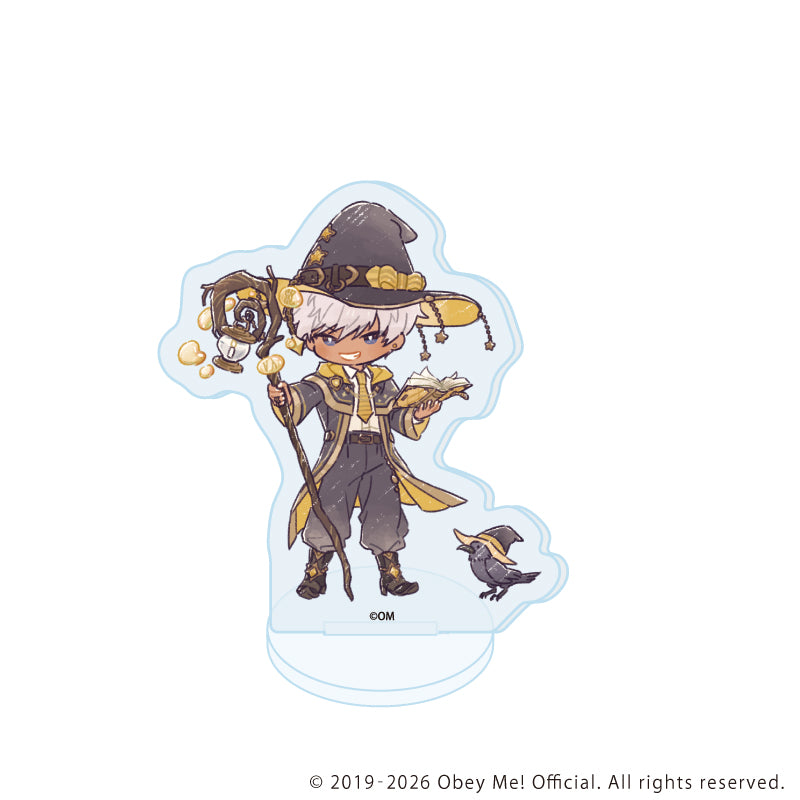 (1BOX=7)(Goods - Acrylic Stand ) Obey Me! Nightbringer Acrylic Petit Stand 24 Wizard Ver. (Retro Art)