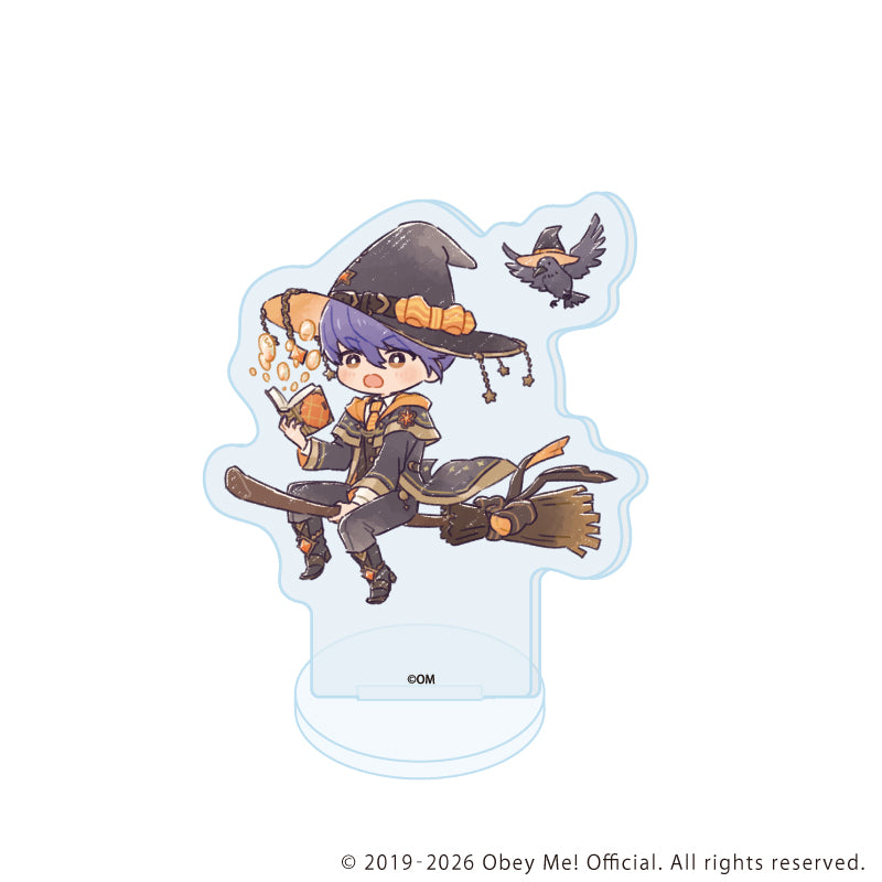 (1BOX=7)(Goods - Acrylic Stand ) Obey Me! Nightbringer Acrylic Petit Stand 24 Wizard Ver. (Retro Art)
