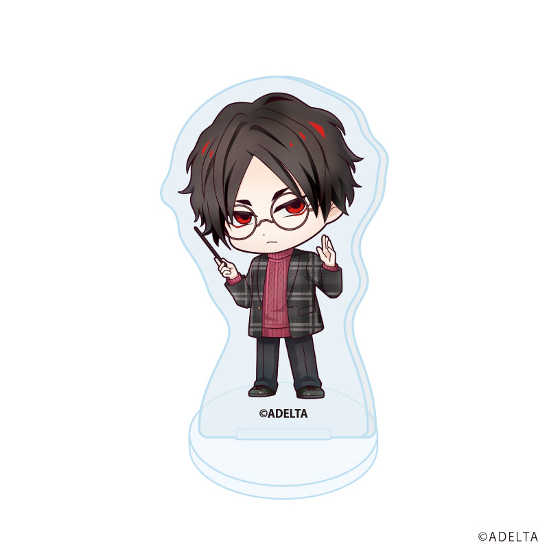 (1BOX=11)(Goods - Acrylic Stand) Owen (Ooe)  Acrylic Petit Stand 04 School Ver. (Chibi Art)