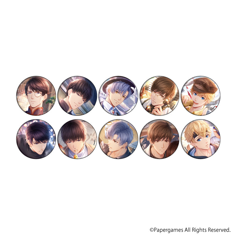 (1BOX=10)(Goods - Badge) Mr. Love: Queen's Choice Badge "Love & Producer ~ EVOL x LOVE ~" 07 (Official Art)