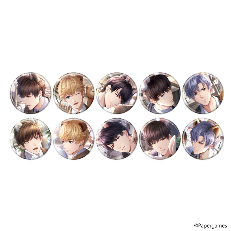 (1BOX=10)(Goods - Badge) Mr. Love: Queen's Choice Badge "Love & Producer ~ EVOL x LOVE ~" 09 (Official Art)