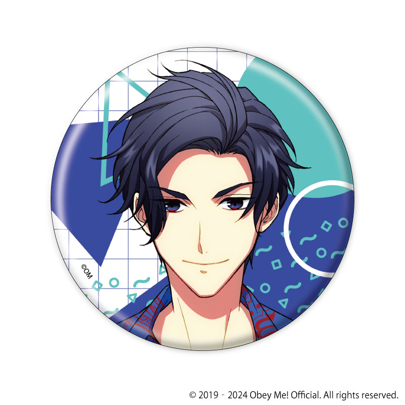 (1BOX=7)(Goods - Badge) Obey Me! Button Badge 11 - Retro Fashion Ver. (feat. Exclusive Art)