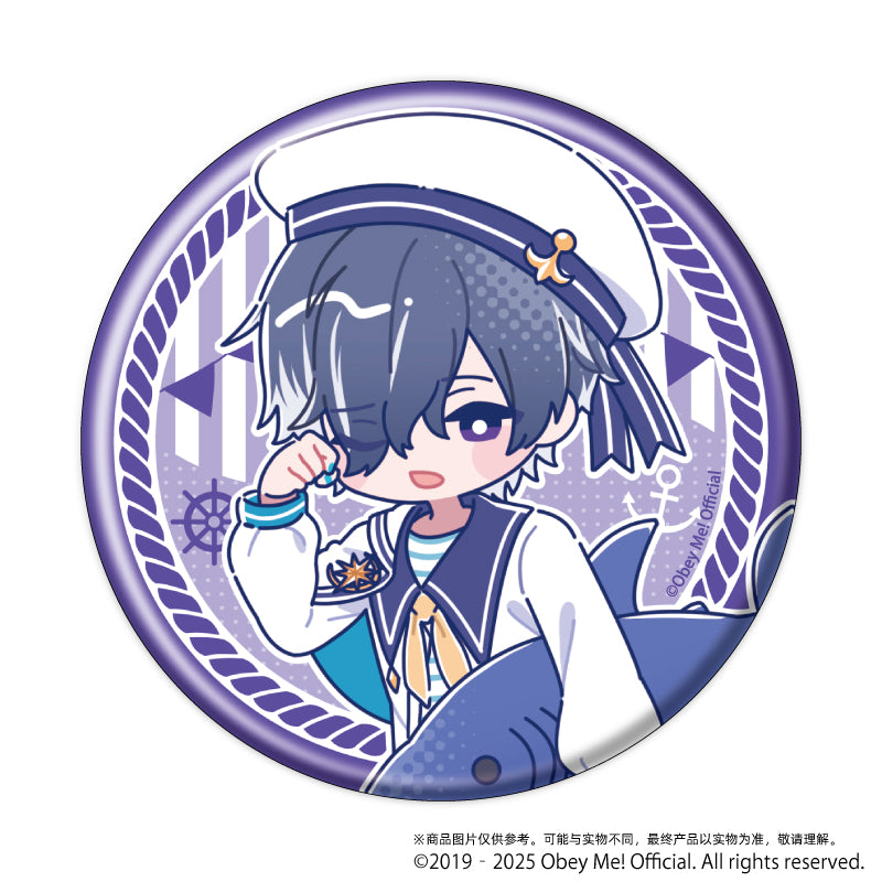 (1BOX=7)(Goods - Badge) Obey Me! Button Badge 12 - Marine Sailor Ver. (Candy Art)