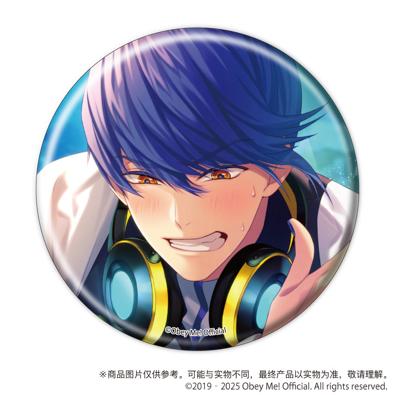 (1BOX=7)(Goods - Badge) Obey Me! Nightbringer Button Badge 13 (Official Art)