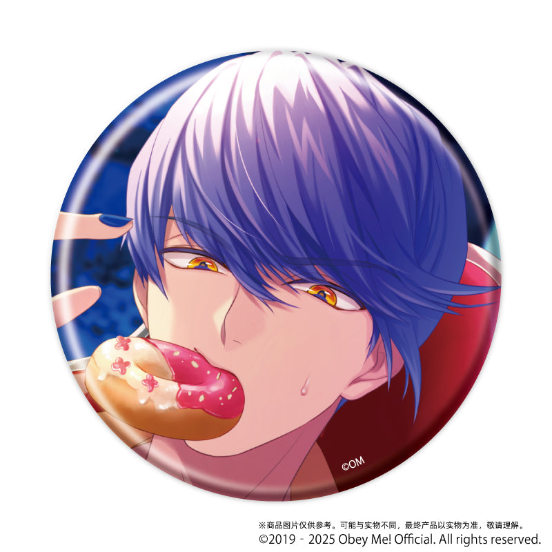 (1BOX=7)(Goods - Badge) Obey Me! Nightbringer Button Badge 14 (Official Art)
