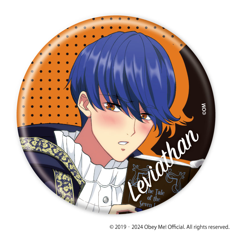 (1BOX=7)(Goods - Badge) Obey Me! Button Badge 16 - Pajamas Ver. (feat. Exclusive Art)