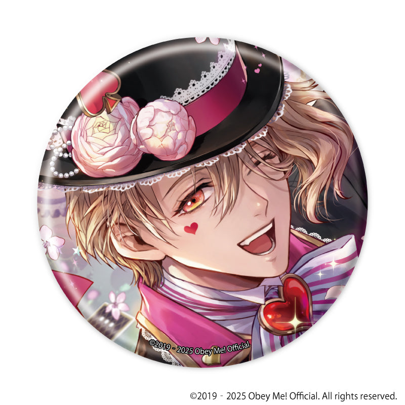 (1BOX=7)(Goods - Badge) Obey Me! Nightbringer Button Badge 18 (Official Art)