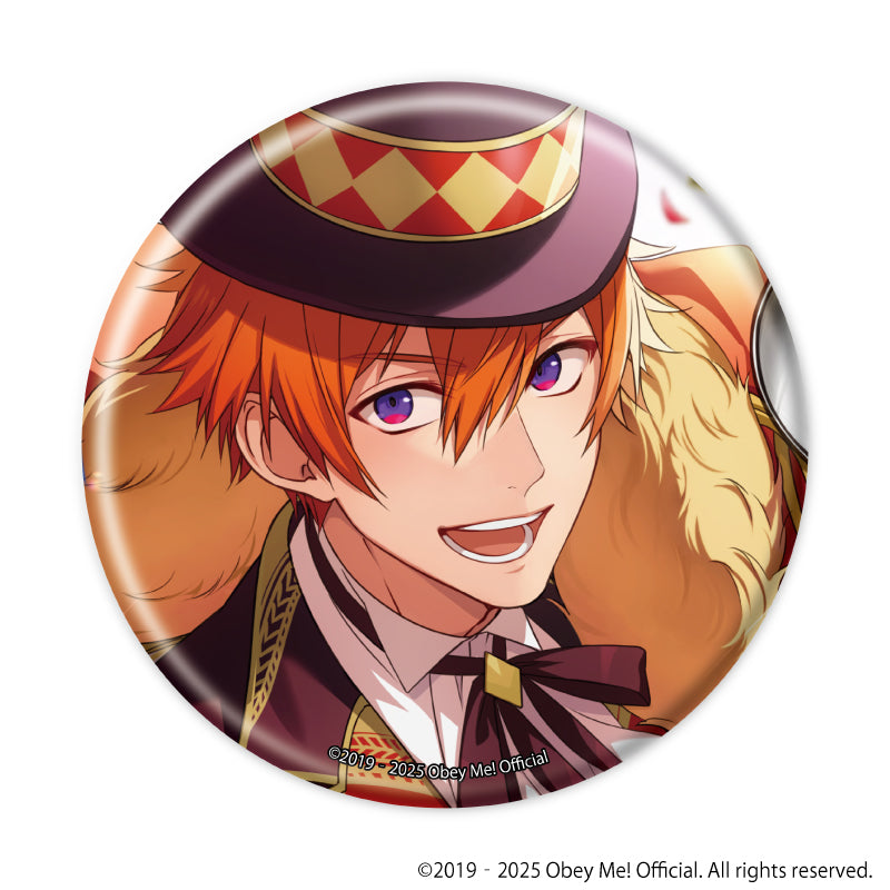 (1BOX=7)(Goods - Badge) Obey Me! Nightbringer Button Badge 18 (Official Art)