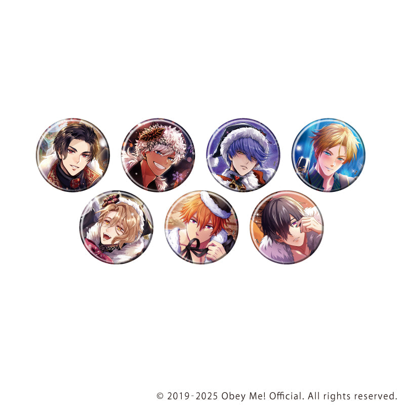 (1BOX=7)(Goods - Badge) Obey Me! Nightbringer Button Badge 28 (Official Art)