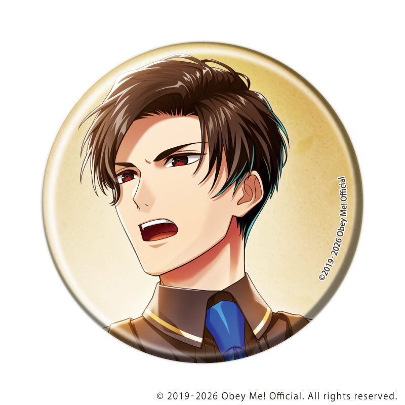 (1BOX=7)(Goods - Badge) Obey Me! Nightbringer Button Badge 30 (Official Art)