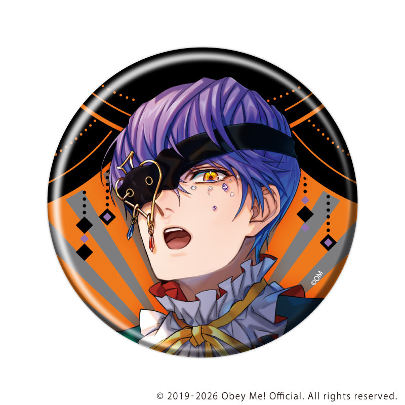 (1BOX=7)(Goods - Badge) Obey Me! Nightbringer Button Badge 48 (feat. Exclusive Art)