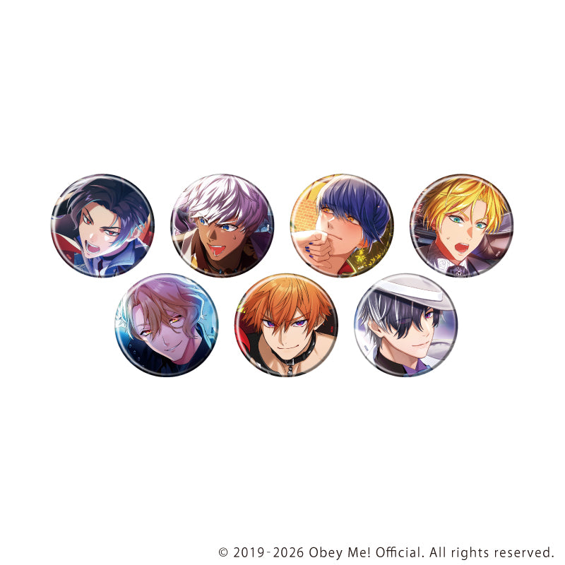 (1BOX=7)(Goods - Badge) Obey Me! Nightbringer Badge 50 (Official Art)