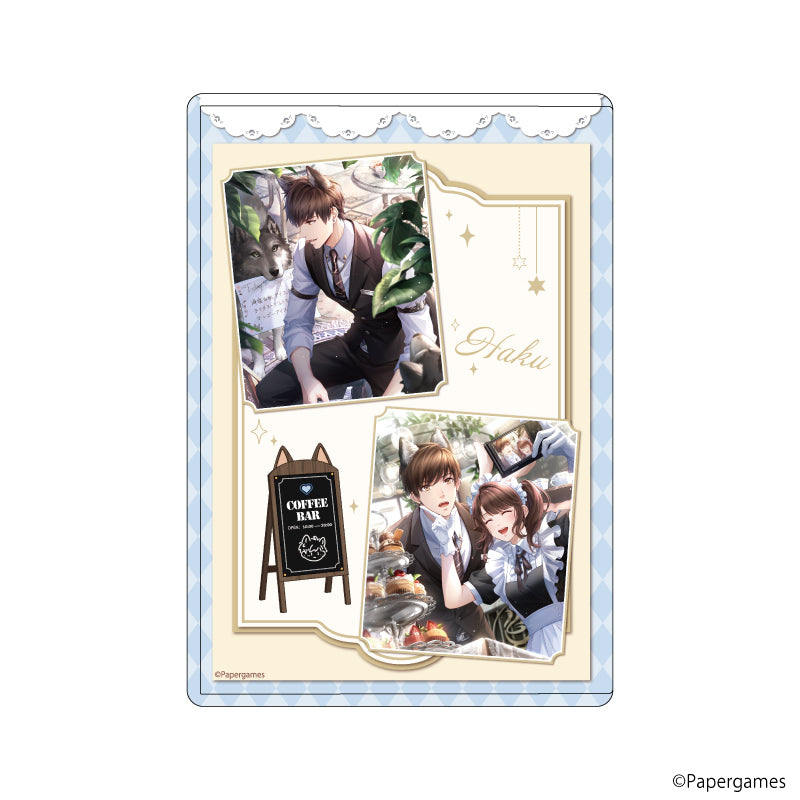 (Goods - Accessory Case) Mr. Love: Queen's Choice Chara Clear Case "Love & Producer ~ EVOL x LOVE ~" 04 Gavin: Moe Wolf On The Job (Official Art)