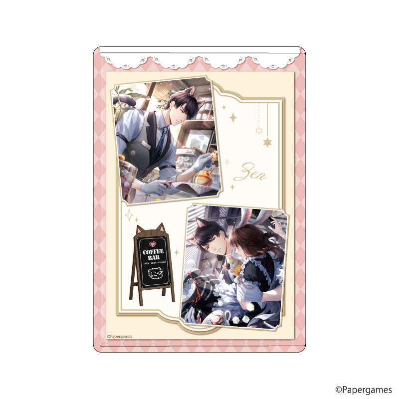 (Goods - Accessory Case) Mr. Love: Queen's Choice Chara Clear Case "Love & Producer ~ EVOL x LOVE ~" 06 Victor: The Cat's Slapstick Drama (Official Art)