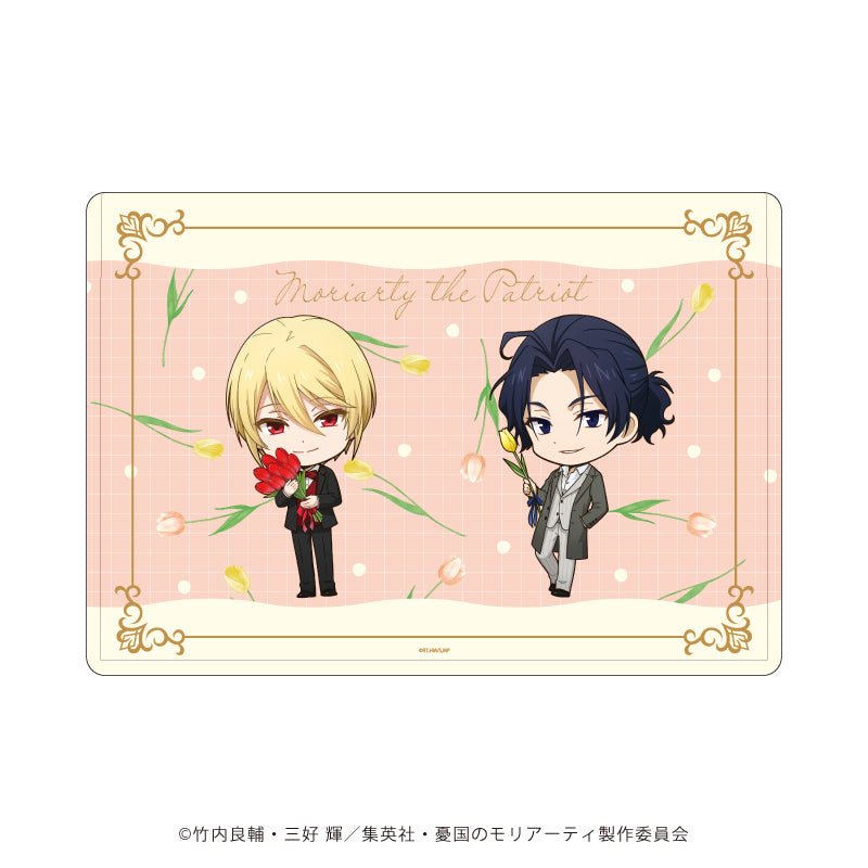 (Goods - Accessory Case) Moriarty the Patriot Chara Clear Case 04 - William & Sherlock (Mini Character Art)