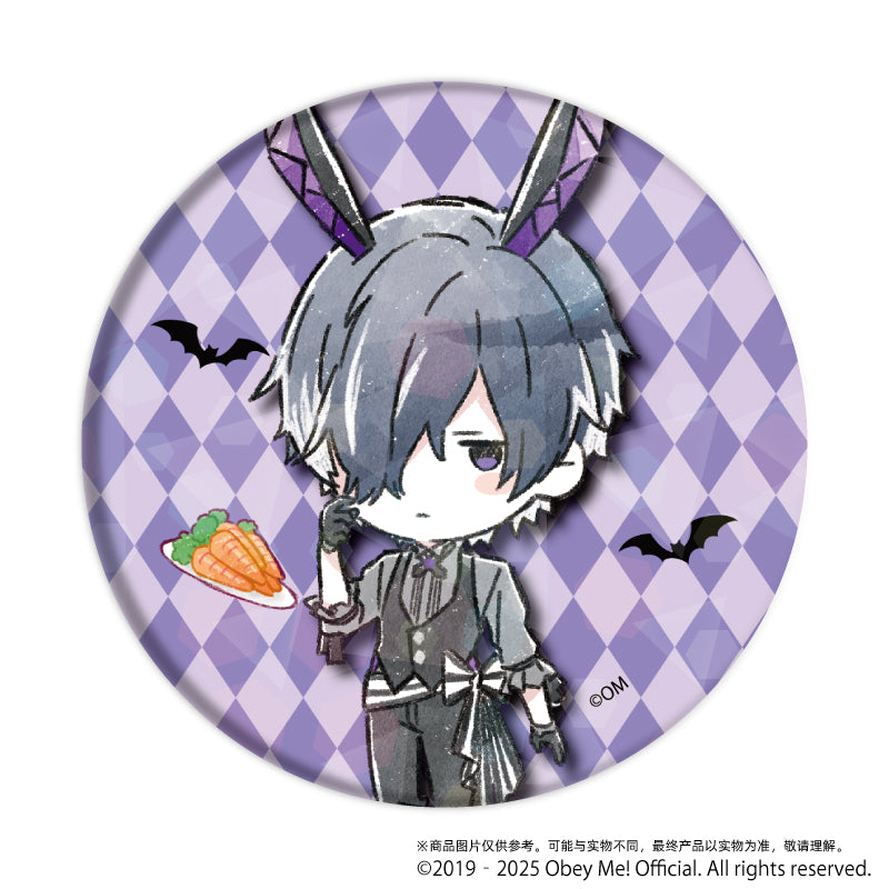(1BOX=7)(Goods - Badge) Obey Me! Holographic Button Badge (65mm) 09 Bunny ver. (GraffArt)