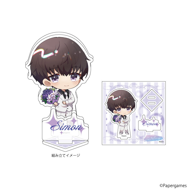 (Goods - Stand Pop) Mr. Love: Queen's Choice Acrylic Stand Plate "Love & Producer ~ EVOL x LOVE ~" 04 Lucien 5th Anniversary ver. (Mini Character Art)