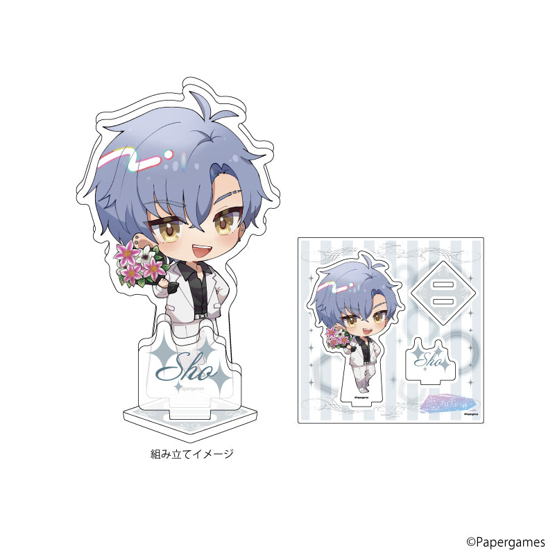 (Goods - Stand Pop) Mr. Love: Queen's Choice Acrylic Stand Plate "Love & Producer ~ EVOL x LOVE ~" 05 Shaw 5th Anniversary ver. (Mini Character Art)