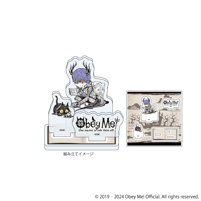 (Goods - Stand Pop) Obey Me! Acrylic Stand Plate 03 - Leviathan (Mini Character Art)