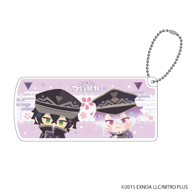 (Goods - Case) Sliding Accessory Case Wanpaku! Touken Ranbu 23 - Suishinshi Masahide & Minamoto Kiyomaro