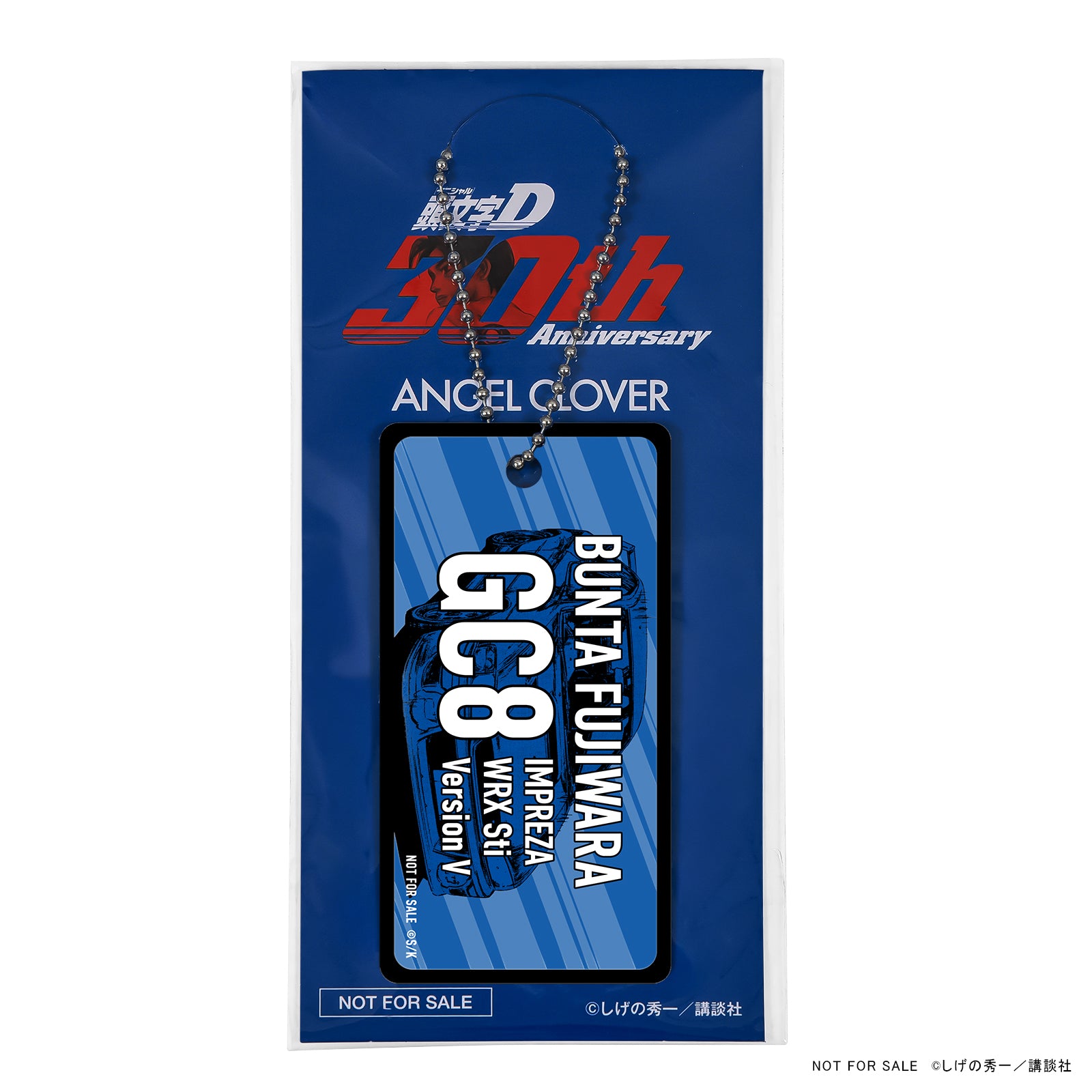 (Goods - Timepiece) Initial D 30th Anniversary Collaboration Angel Clover Bunta Fujiwara SUBARU IMPREZA WRX GC8 type R STi IN40-GC8 Model