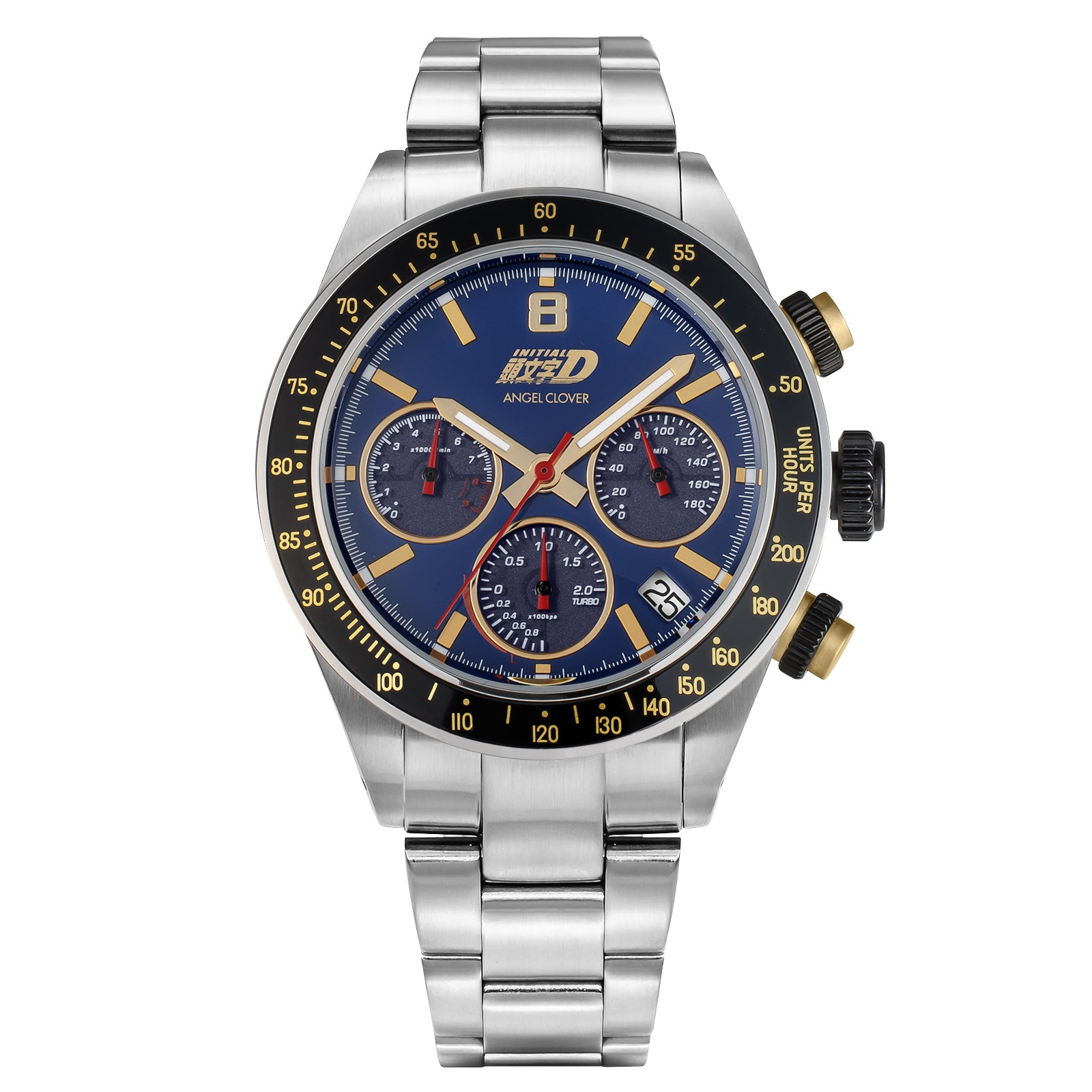 (Goods - Timepiece) Initial D 30th Anniversary Collaboration Angel Clover Bunta Fujiwara SUBARU IMPREZA WRX GC8 type R STi IN40-GC8 Model