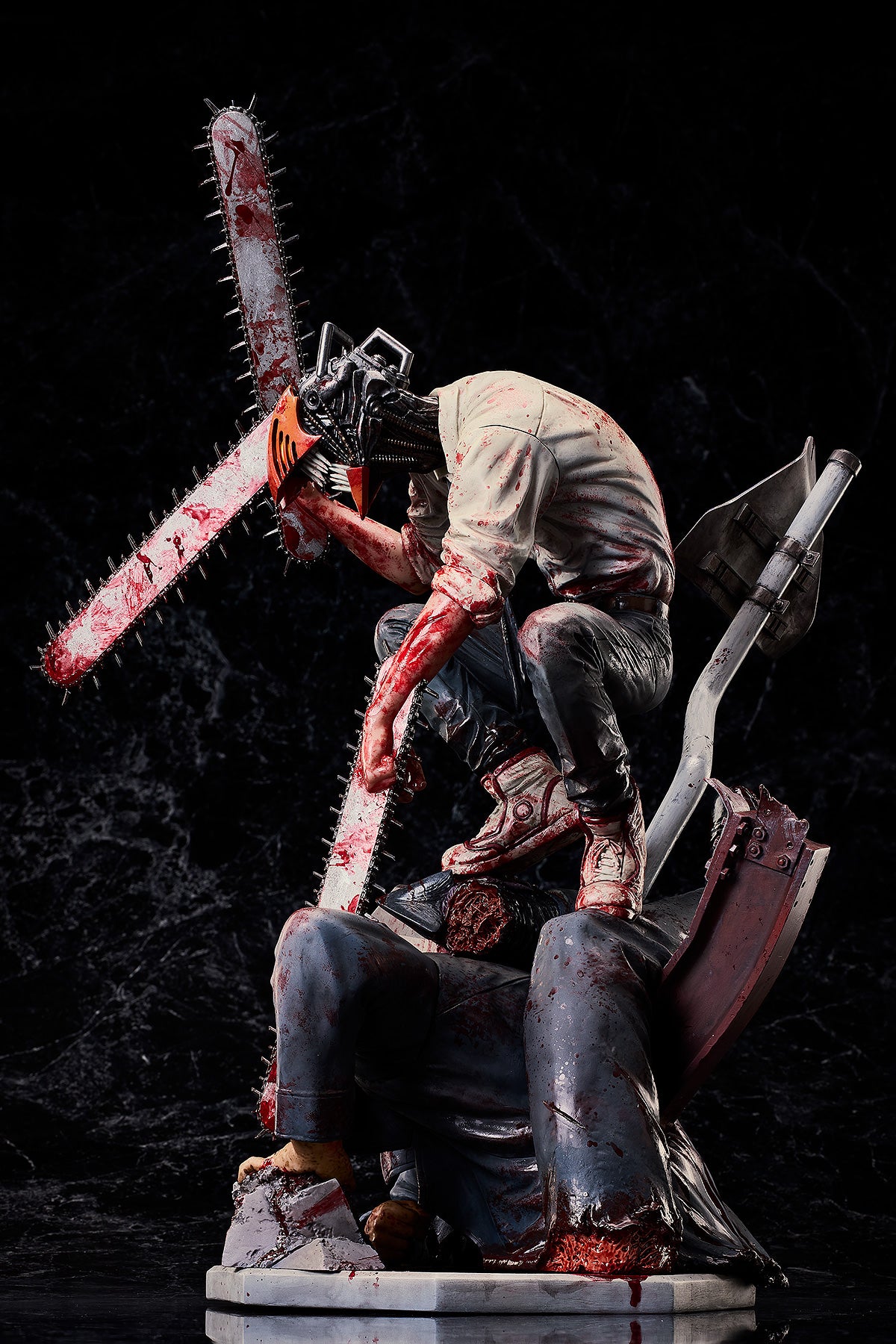 (Figure) [MAPPA x A・DIMENSION] "Chainsaw Man" Chainsaw Man - Ver. TAKAYUKI TAKEYA - 1/6 Complete Figure