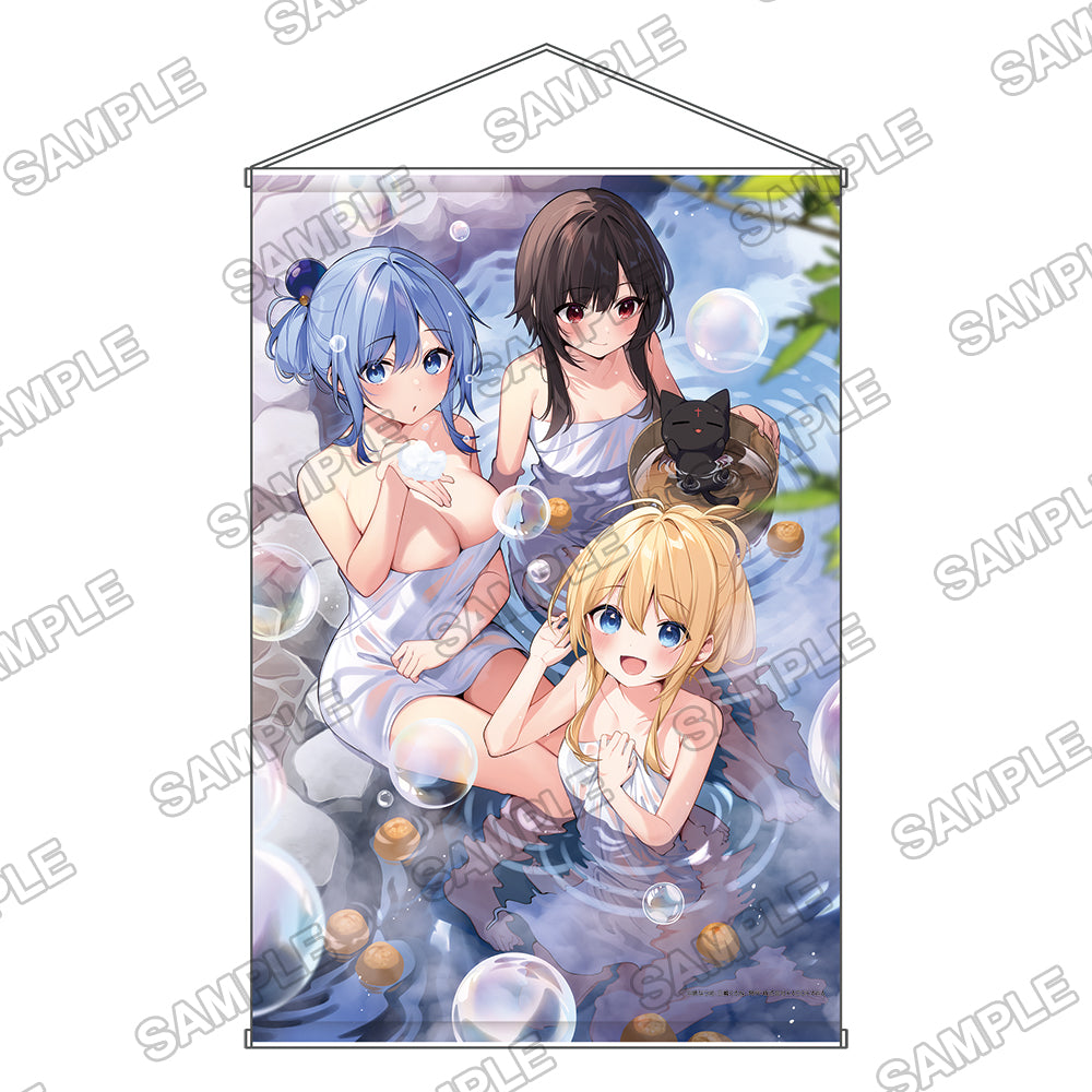 (Goods - Tapestry) KonoSuba: God's Blessing on This Wonderful World! ~Relaxing at a Hot Spring~ B2-sized Tapestry