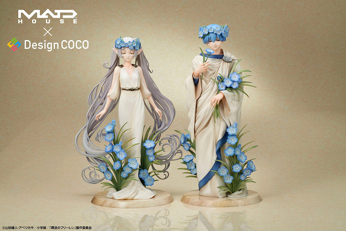 (Figure) MADHOUSE x DesignCOCO Frieren: Beyond Journey's End Frieren & Himmel - Art Nouveau Style - 1/7 Complete Figure