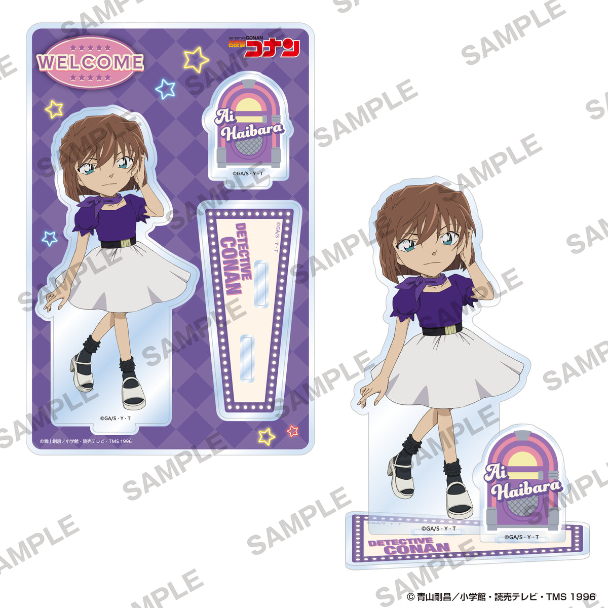(Goods - Acrylic Stand)  Detective Conan Diorama Acrylic Stand - American Oldies Ver. Ai Haibara