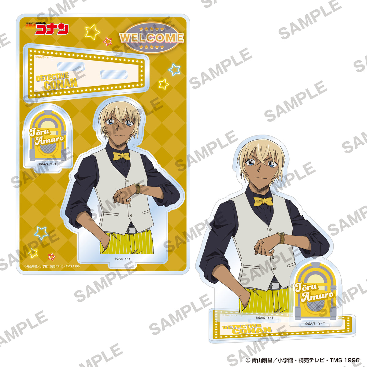 (Goods - Acrylic Stand)  Detective Conan Diorama Acrylic Stand - American Oldies Ver. Tōru Amuro