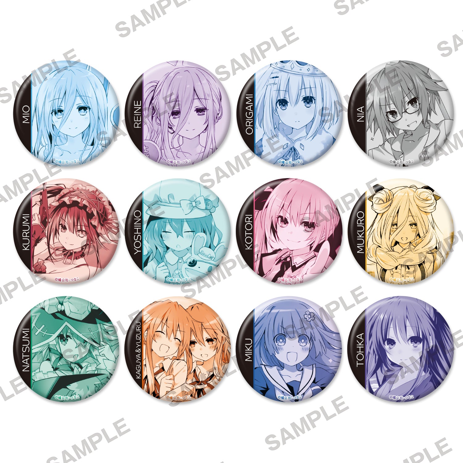 [※Blind](Goods - Badge) DATE A LIVE Tradable Tin Badges ~Memorial Collection~Vol.4~