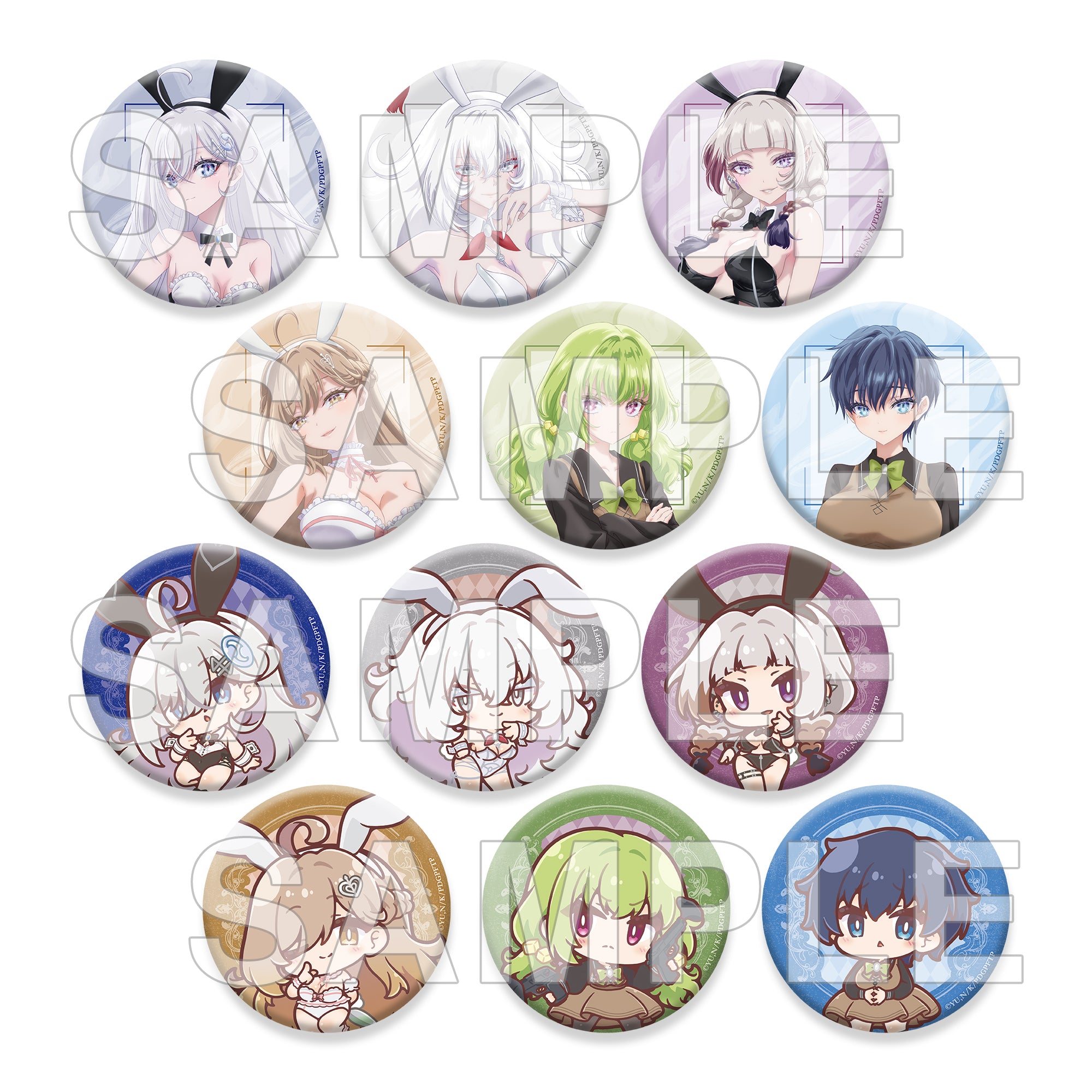 (1BOX=12)(Goods - Badge) SHIBOYUGI: Playing Death Games to Put Food on the Table Pin badge Candle Woods ver. PACK